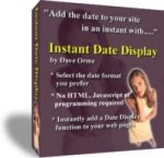 instant date display